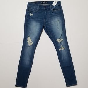 Hollister advanced stretch skinny denim jeans